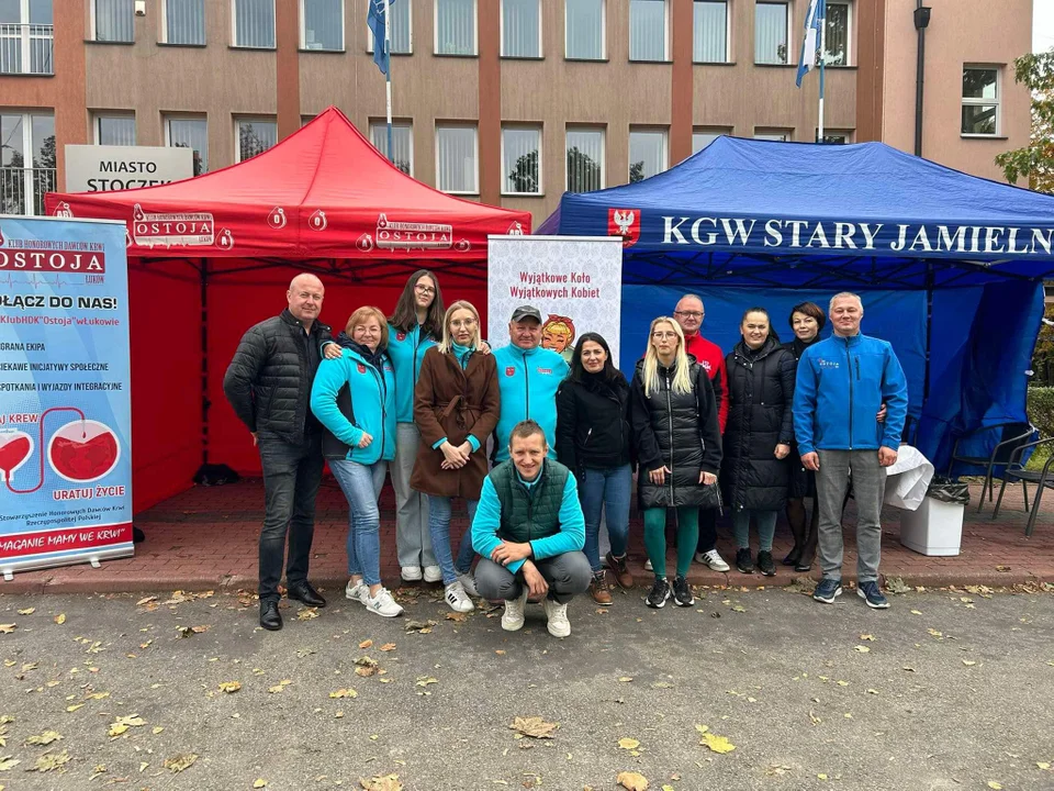 Klub HDK "Ostoja" po zbiórce krwi w Stoczku. Kolejna akcja 17 listopada w Wojcieszkowie - Zdjęcie główne