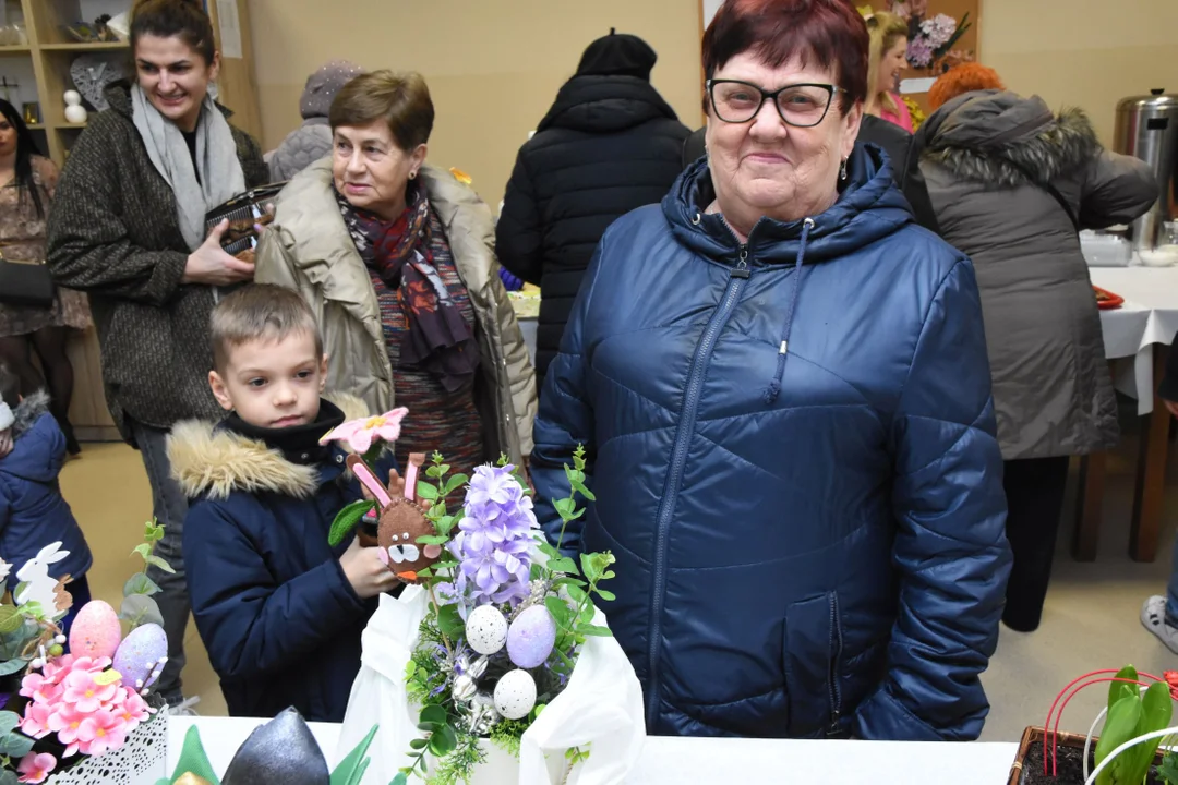 Piękne ozdoby wielkanocne na kiermaszu w Anielinie