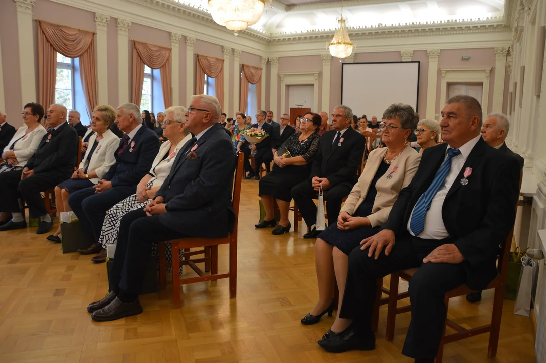 Złote Gody w Sali Kongresowej Pałacu Czartoryskich w Puławach