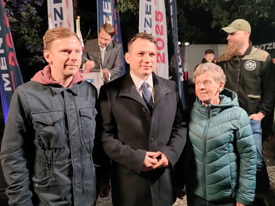 Mieszkańcy Łukowa chętnie robili zdjęcia z Mentzenem