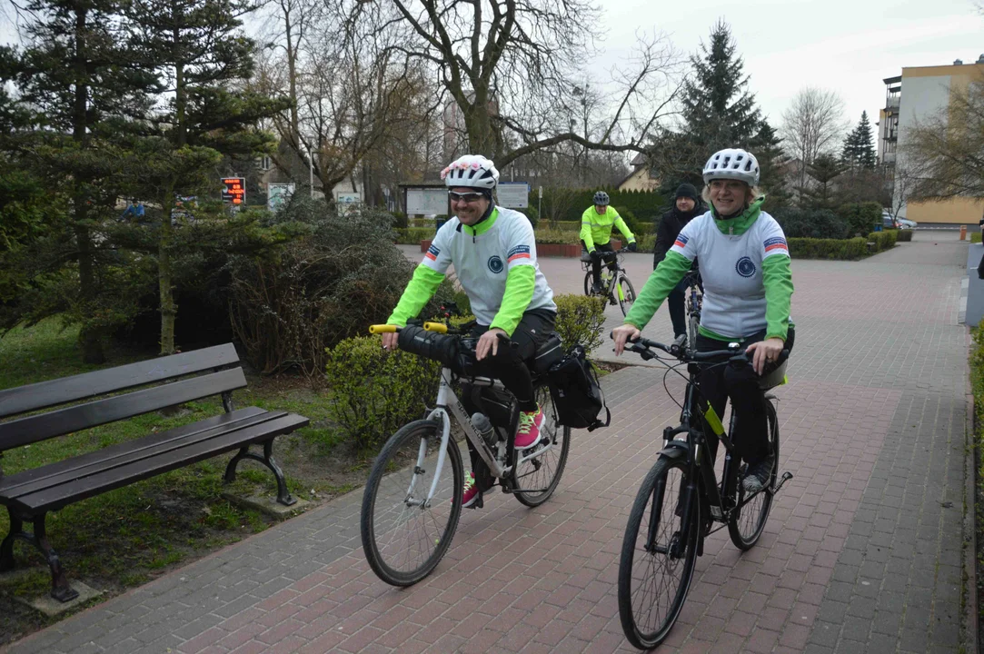 Pierwszy trening Puławskiej Grupy Rowerowej