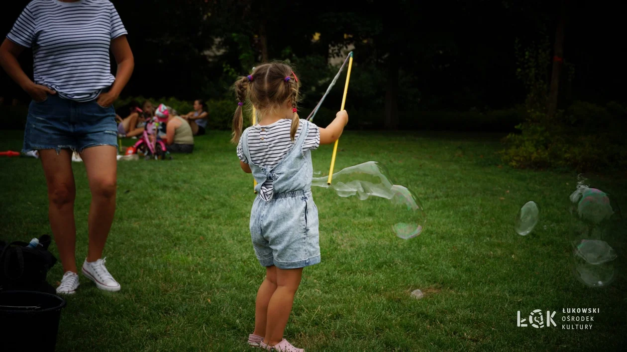 Festiwal Balonów, Baniek Mydlanych i Kolorów w Parku Miejskim w Łukowie