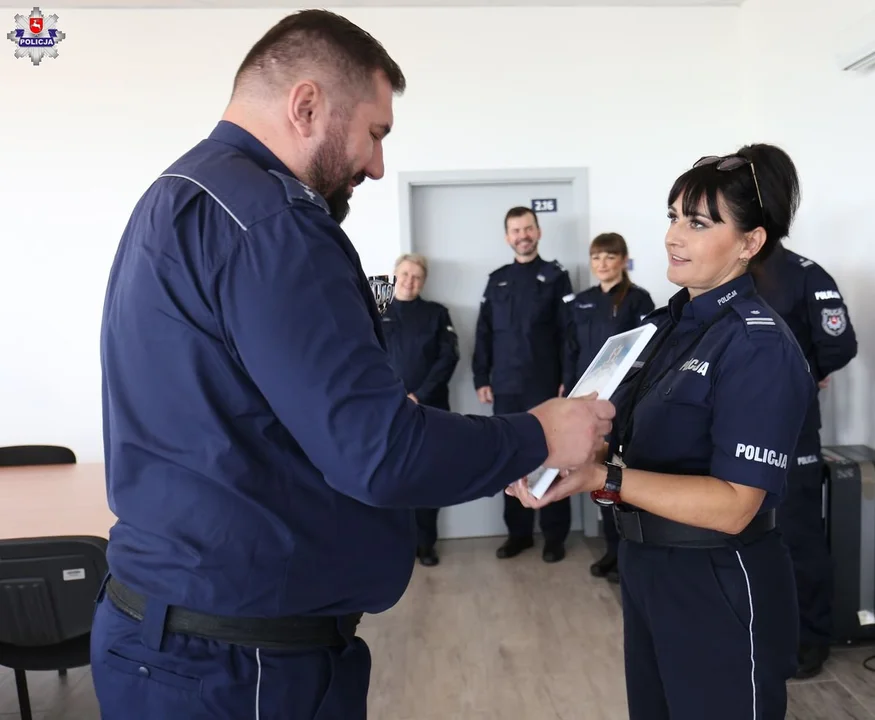 Policjant z Lublina najlepszym dyżurnym garnizonu