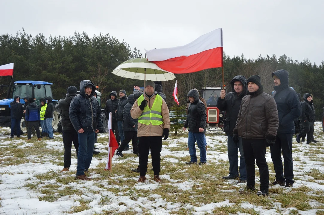 Protest rolników w Chodlu