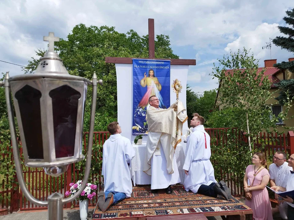 Uroczystość Najświętszego Ciała i Krwi Chrystusa w parafii Świetego Brata Alberta w Łukowie