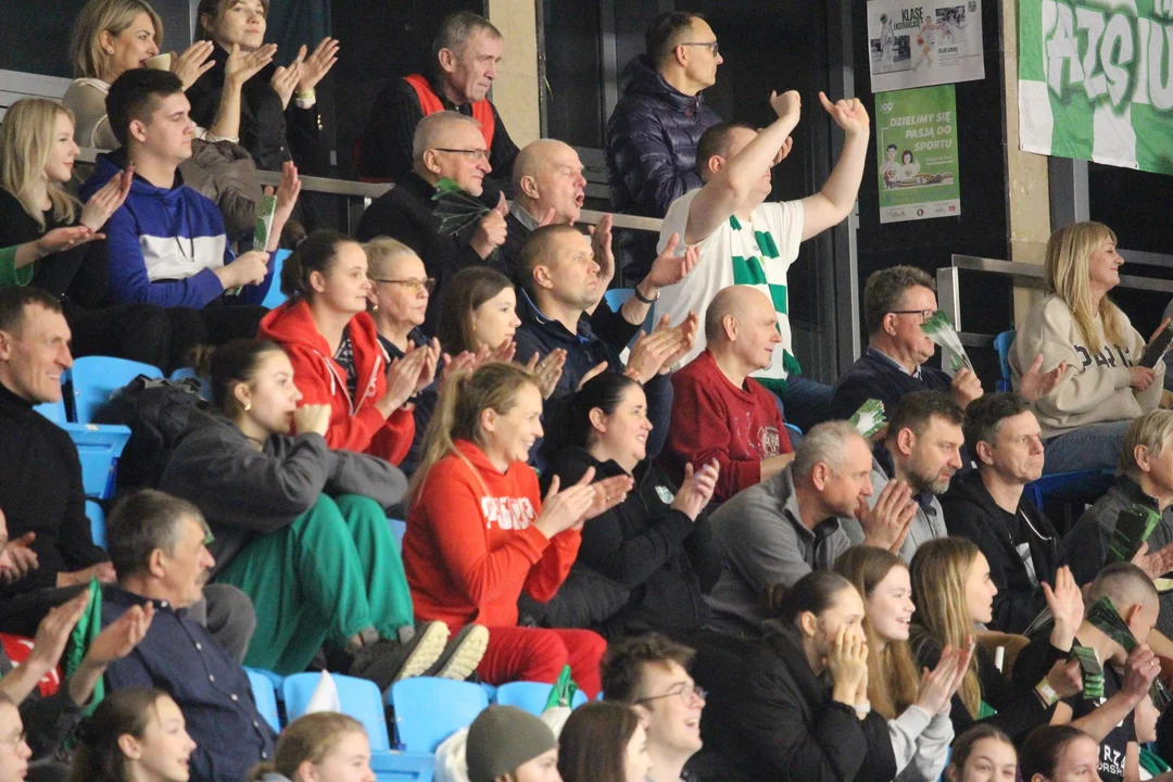 Kibice na meczu Polski Cukier AZS UMCS Lublin - LDL ASVEL Feminin (24.01.2024)