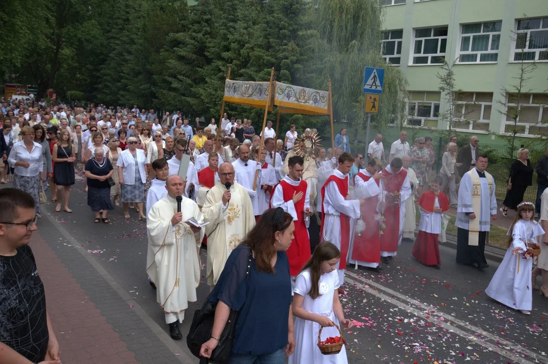 Procesja  Bożego Ciała w Puławach