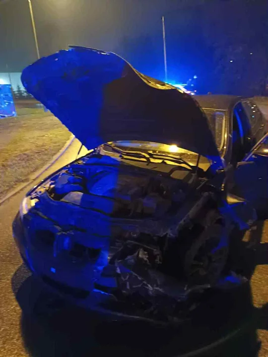 Lubelskie: "Czołówka" BMW i Hondy. Uciekającego pieszo sprawcę złapali świadkowie