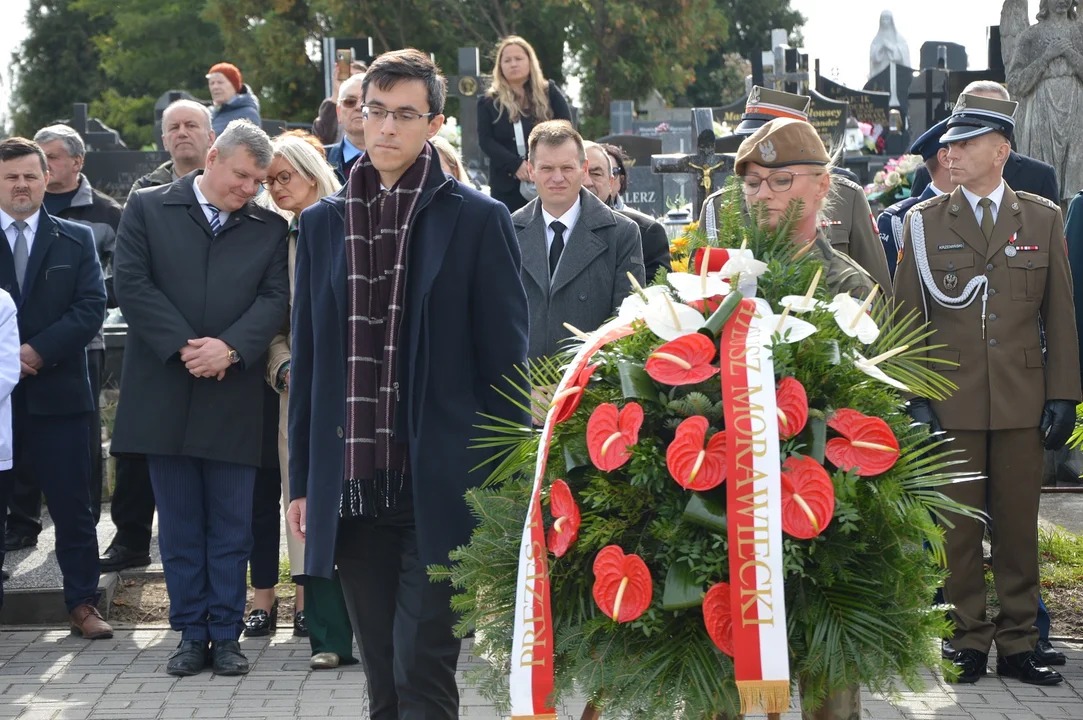 Odsłonięcie nagrobka żołnierza AK Karola Chlebickiego w Chodlu