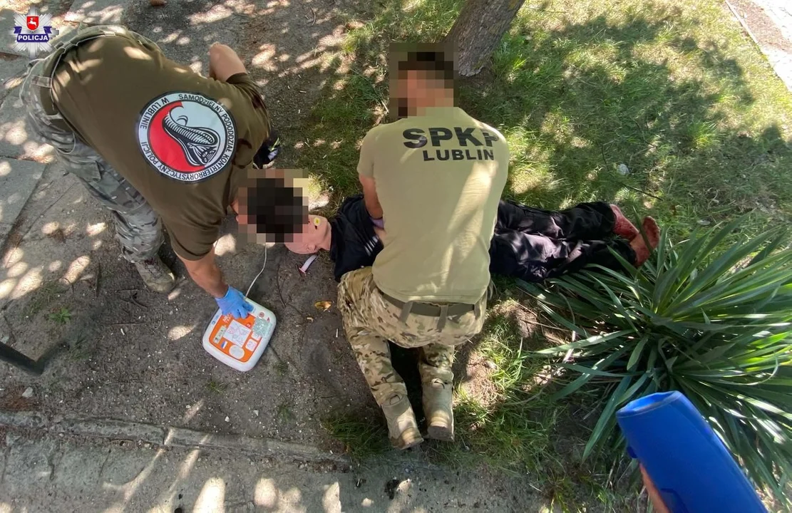 Gotowi do ratowania życia: resuscytacja, ewakuacja i presja czasu na kursie lubelskich policjantów
