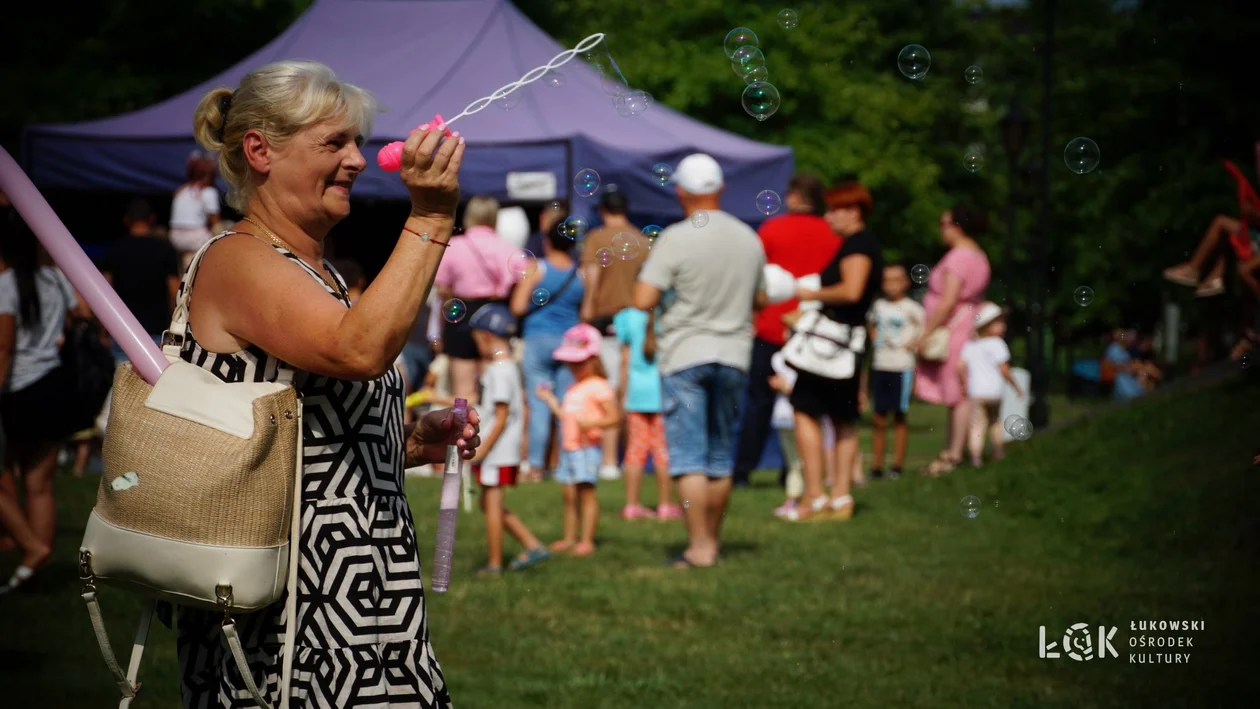 Festiwal Balonów, Baniek Mydlanych i Kolorów w Parku Miejskim w Łukowie