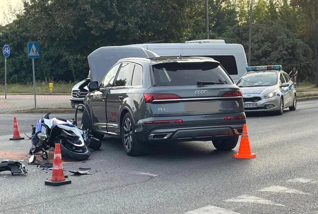 Kolizja na ul. Lubelskiej w Puławach