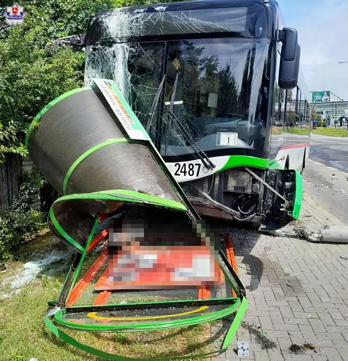 Wypadek autobusu