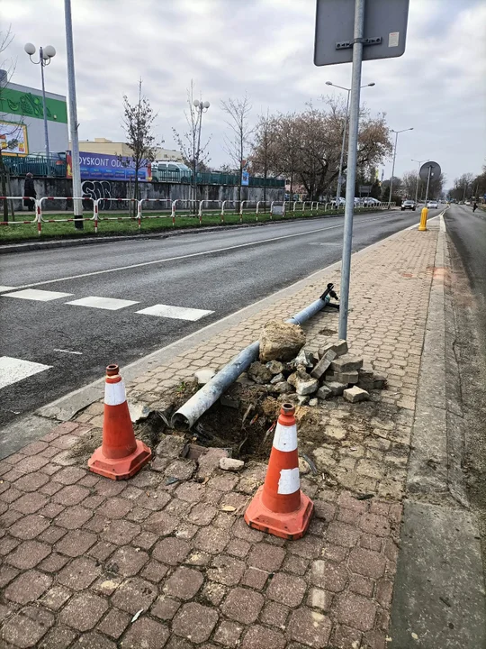 Naprawa sygnalizacji przy ul. Lubelskiej w Puławach