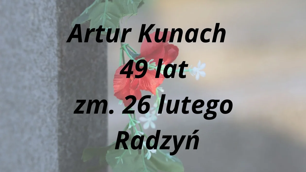Nekrologi z Radzynia i okolic