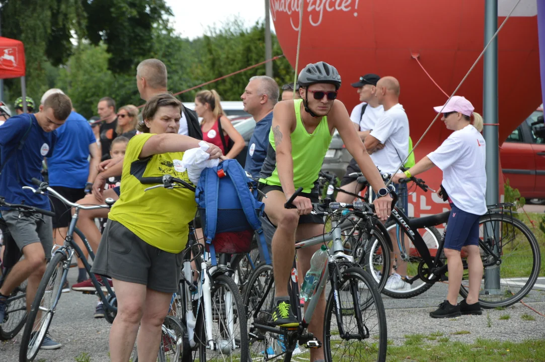 Rajd rowerowy Tour de Lubelskie w Poniatowej