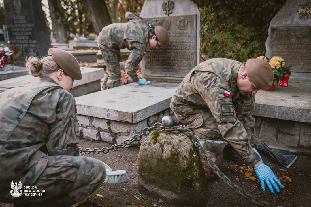 Hołd terytorialsów dla bohaterów Lubelszczyzny. Akcja na Dzień Wszystkich Świętych