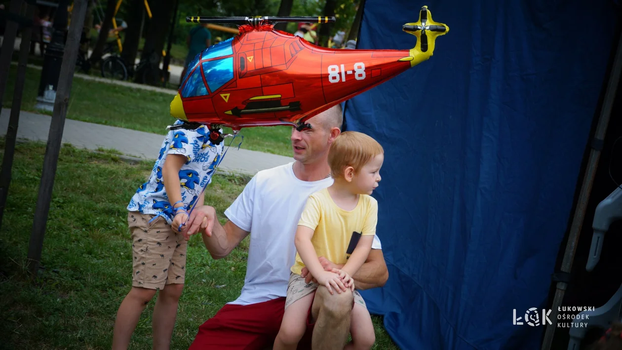 Festiwal Balonów, Baniek Mydlanych i Kolorów w Parku Miejskim w Łukowie