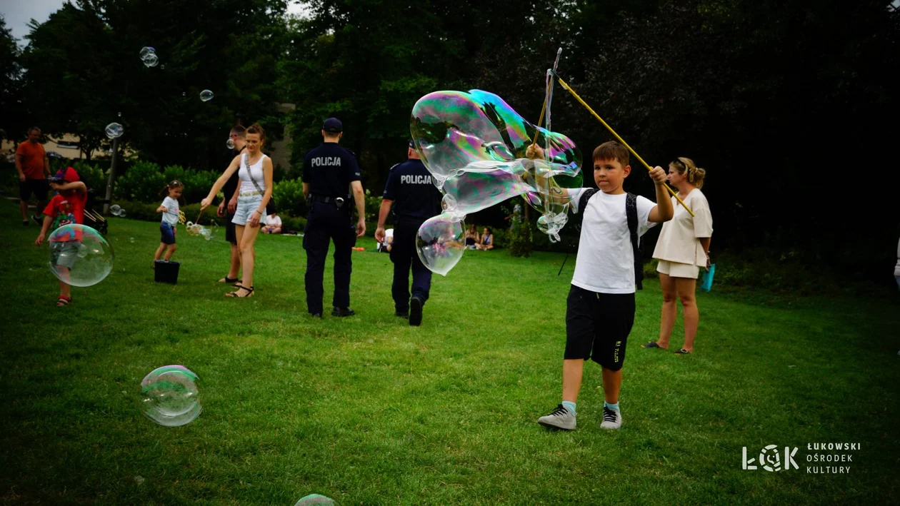 Festiwal Balonów, Baniek Mydlanych i Kolorów w Parku Miejskim w Łukowie