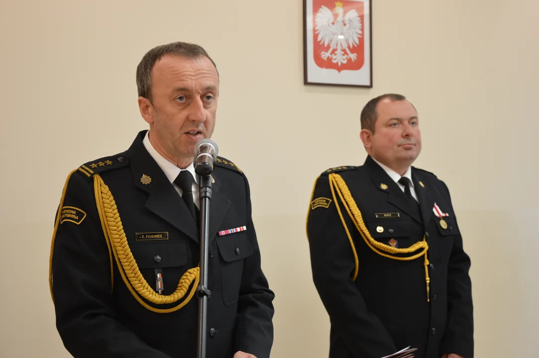 Uroczystość powołania nowego Komendnta Powiatowego Państwowej Straży Pożarnej w Opolu Lubelskim