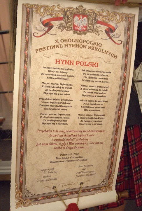 X Ogólnopolski Festiwal Hymnów Szkolnych - Puławy 2022