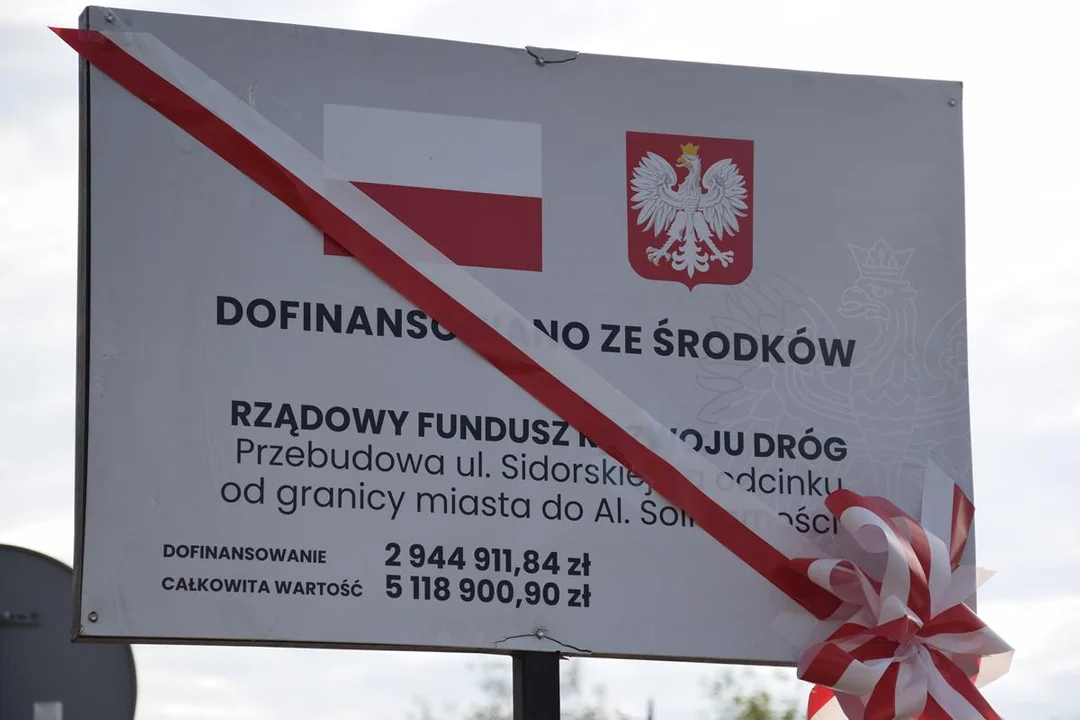 Ulica Sidorska zyskuje nowy blask