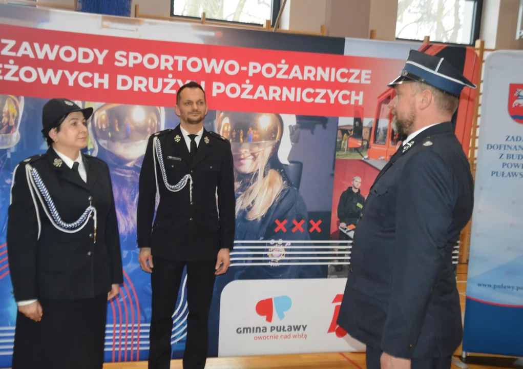 Halowe młodzieżowe zawody sportowo-pożarnicze w Górze Puławskiej