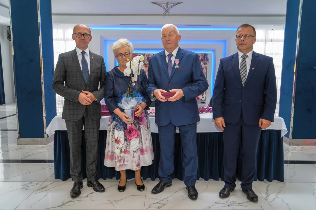 GMINA ŁUKÓW Świętowali Jubileusz Złotych Godów.