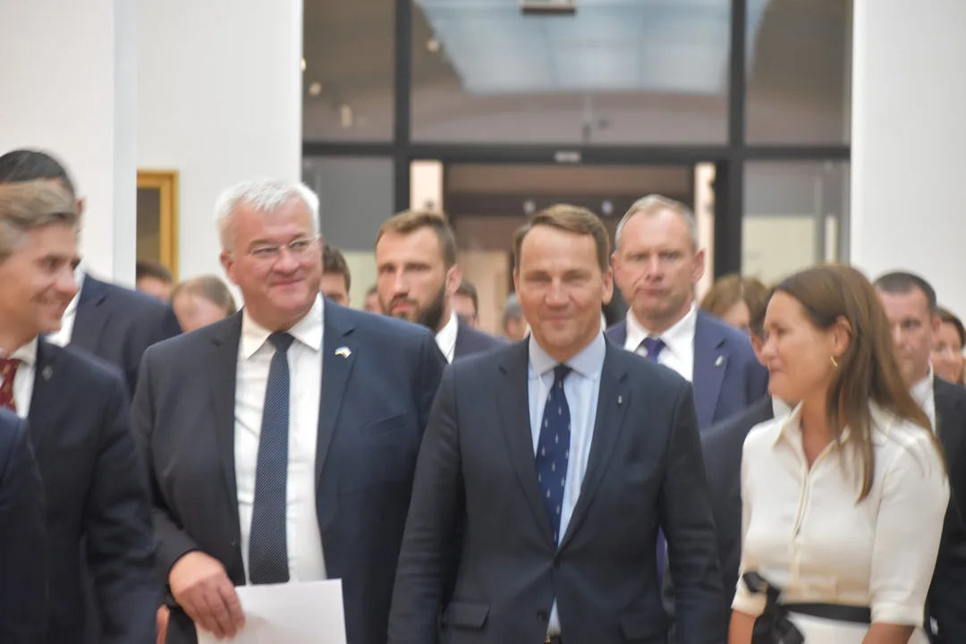Radosław Sikorski w Lublinie. "Polska i Litwa wspierają Ukrainę politycznie w obliczu rosyjskiej agresji"