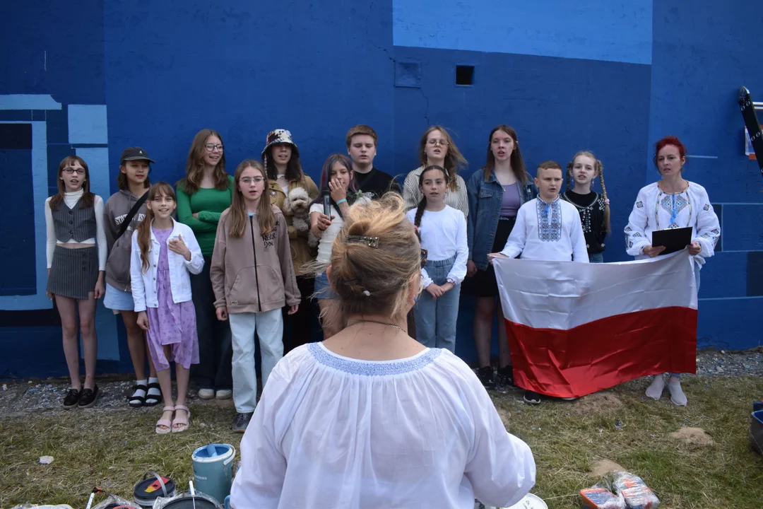 Nowy mural na Kalinowszczyźnie. Tak Ukraińcy dziękują Lublinowi za pomoc