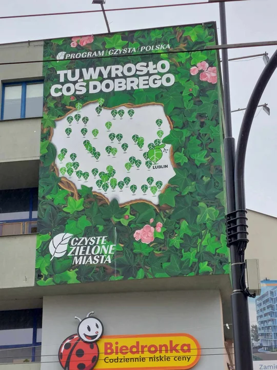 Ekologiczny mural już gotowy. Zastąpił Beatę Kozidrak [ZDJĘCIA]