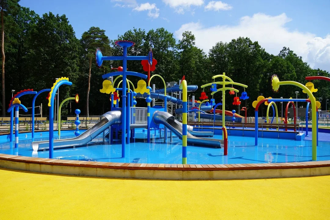 Rozbudowany park wodny w Puławach