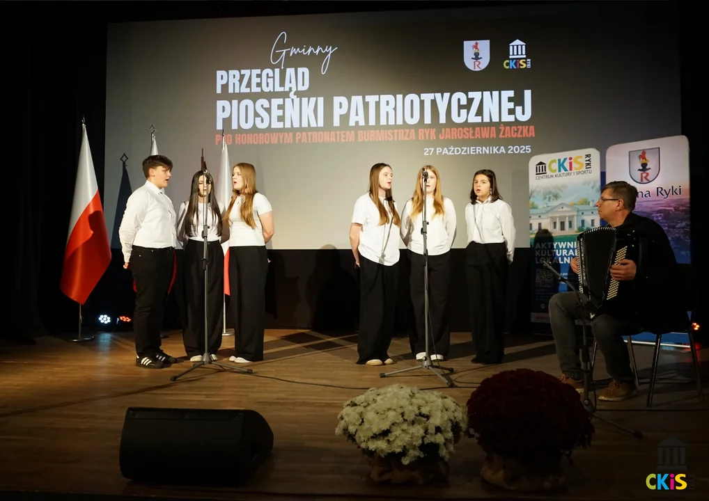 Gminny Przegląd Piosenki Patriotycznej w Rykach rozstrzygnięty