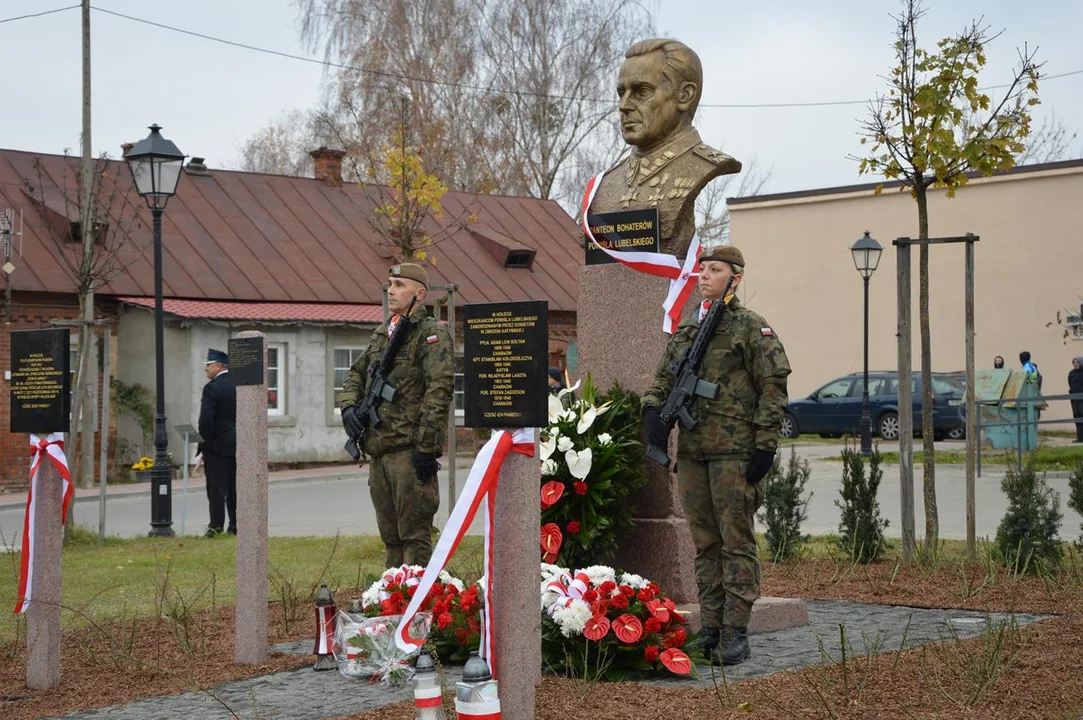 Wilków: Odsłonili nowe miejsce pamięci narodowej, Panteon Bohaterów Powiśla Lubelskiego (FOTO) - Zdjęcie główne