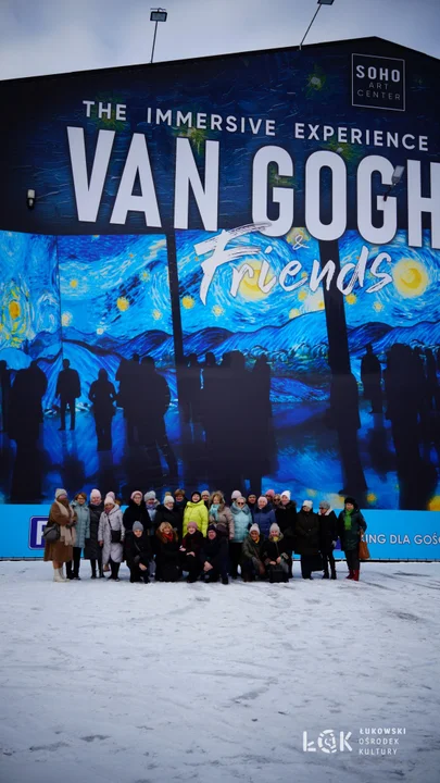 Słuchacze ŁUTW na wystawie „Van Gogh & Friends” oraz w Muzeum POLIN w Warszawie