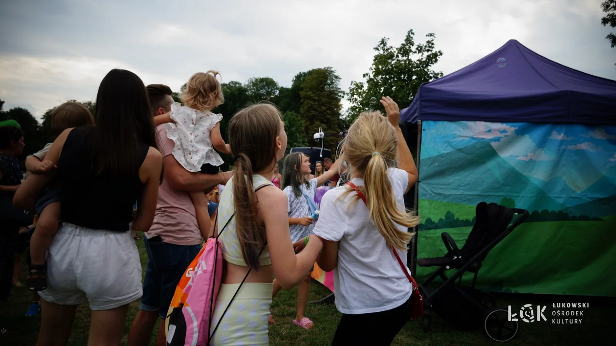 Festiwal Balonów, Baniek Mydlanych i Kolorów w Parku Miejskim w Łukowie