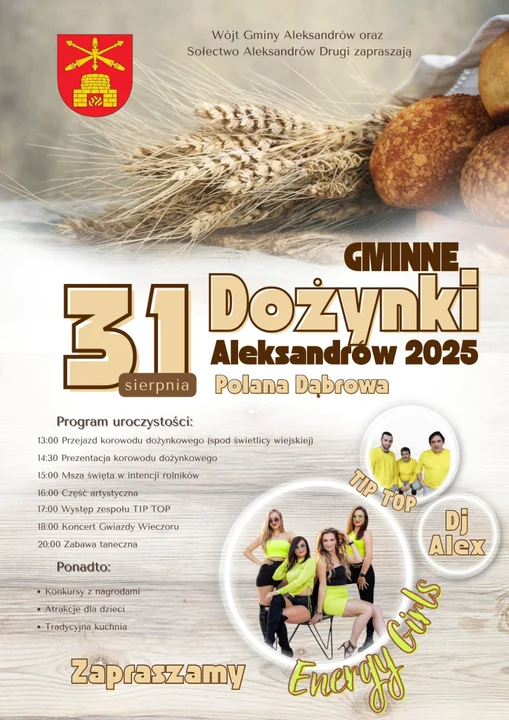Dożynki 31,08 - plakaty