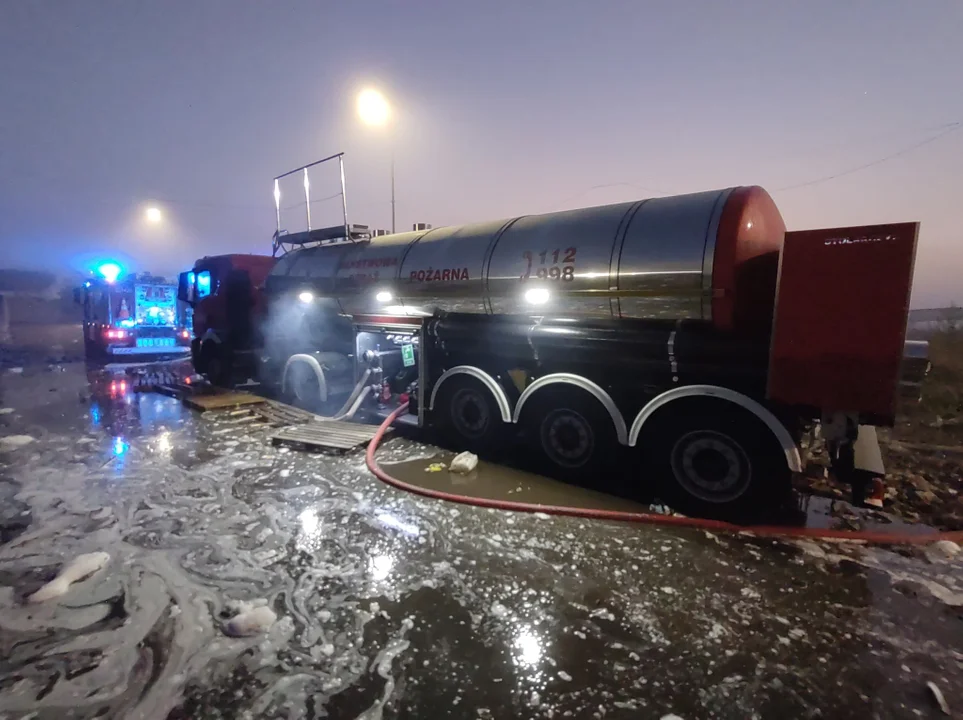 Paliła się sortownia na Lubelszczyźnie. Kazali zamykać okna nawet w sąsiednim powiecie