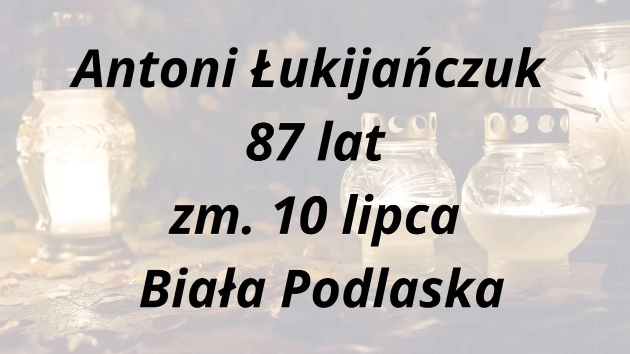 Nekrologi Biała Podlaska