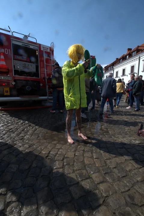 Strażacki lany poniedziałek w Kazimierzu Dolnym