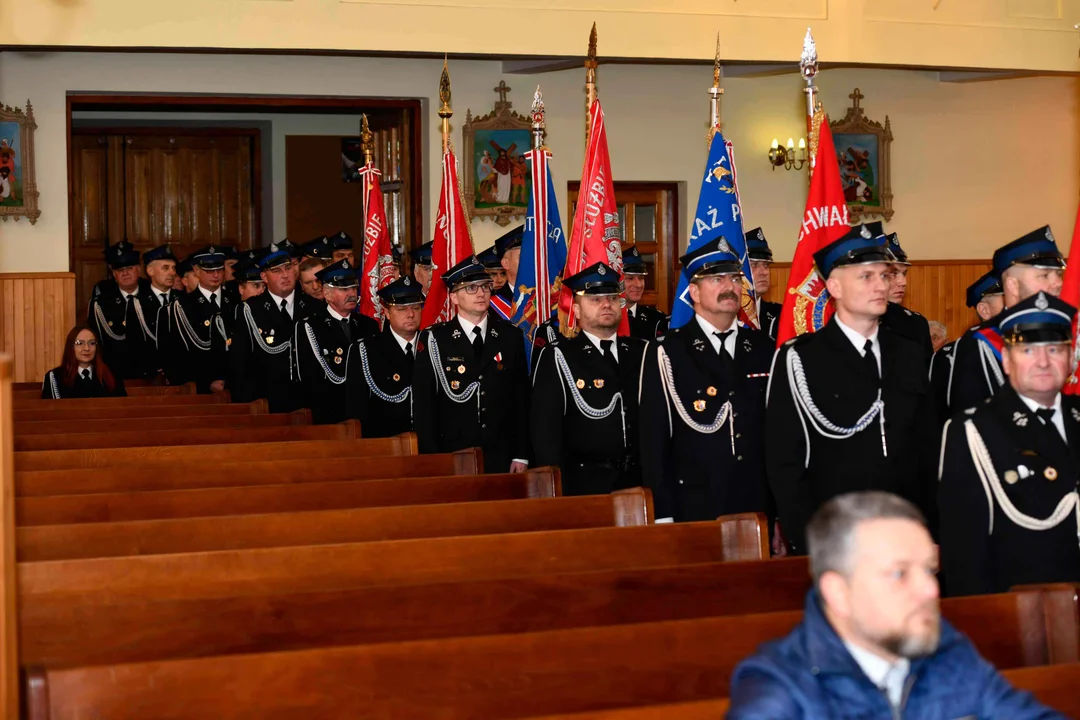 Zarzec Łukowski Msza Św. w intencji zmarłych strażaków z gminy Łuków