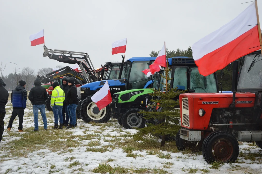 Protest rolników w Chodlu