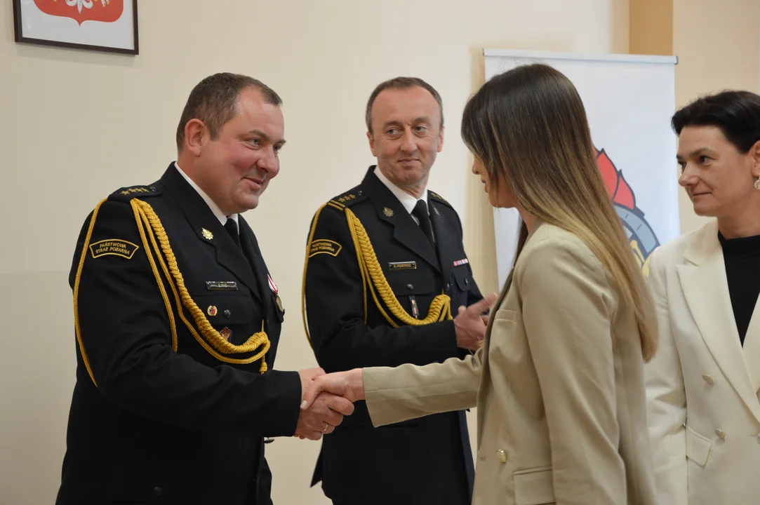 Uroczystość powołania nowego Komendnta Powiatowego Państwowej Straży Pożarnej w Opolu Lubelskim