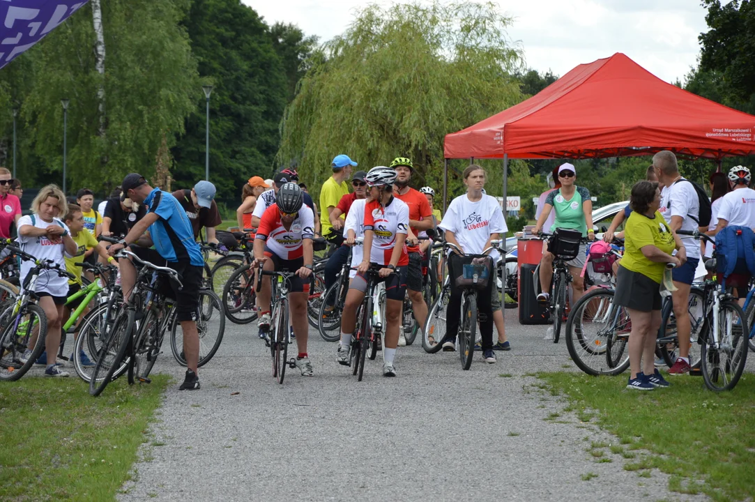 Rajd rowerowy Tour de Lubelskie w Poniatowej