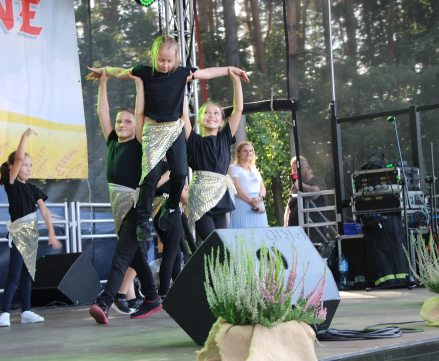 Pokaz talentów na dożynkach w Sernikach