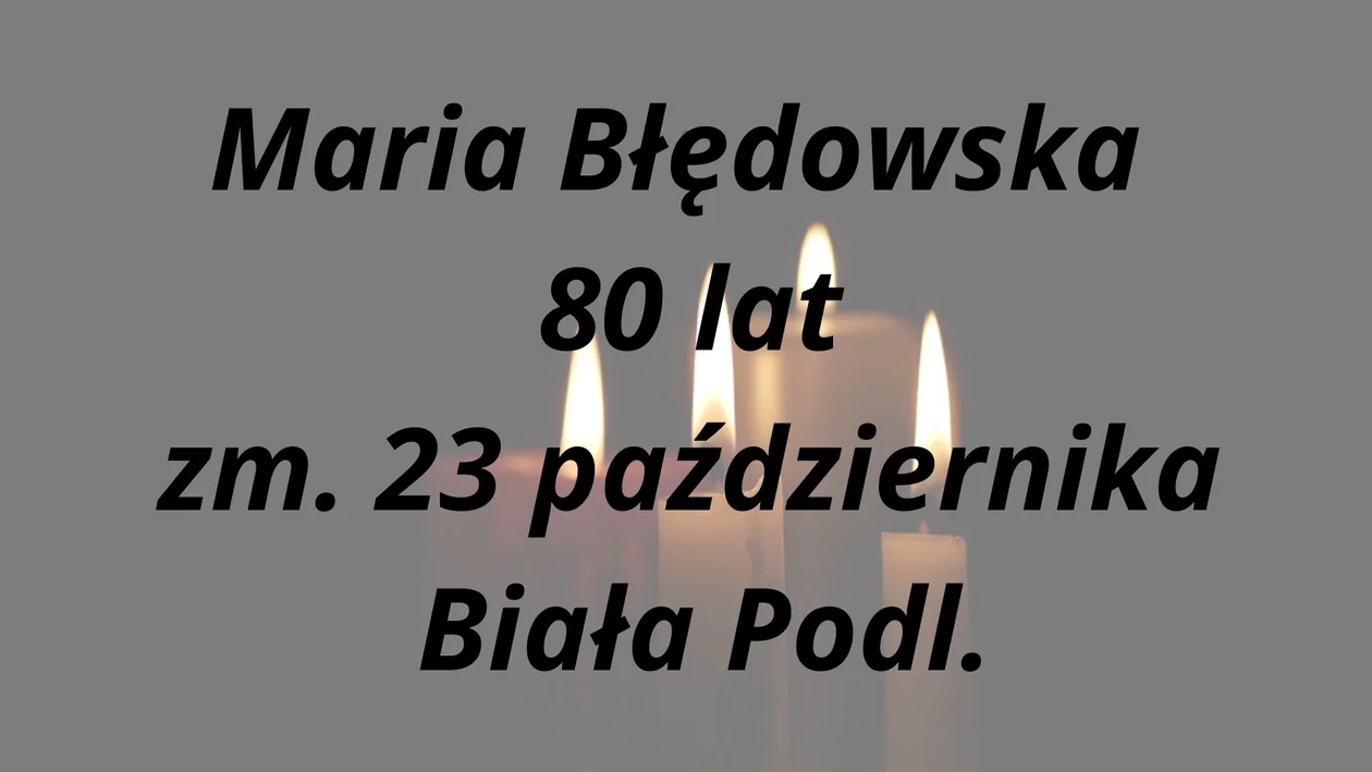 Nekrologi z powiatu bialskiego