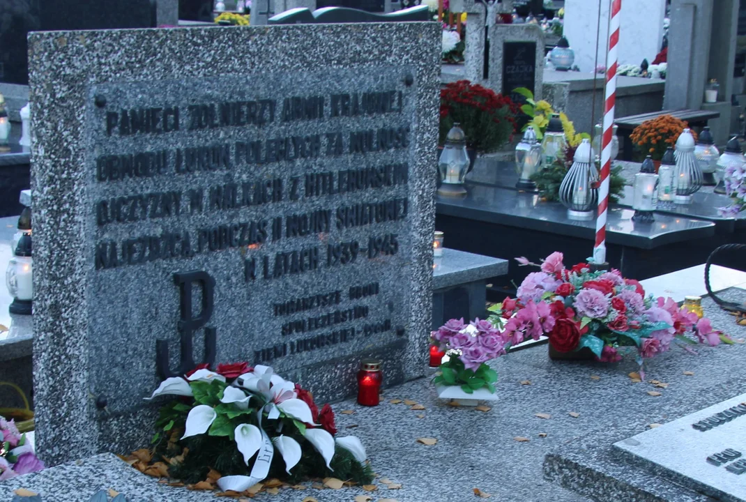 Pomnik „Żołnierzy Armii Krajowej Obwodu Łuków, poległych za wolność Ojczyzny” na cmentarzu św. Rocha