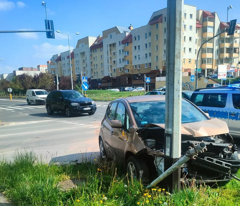 Kolizja przy ul. Lubelskiej w Puławach