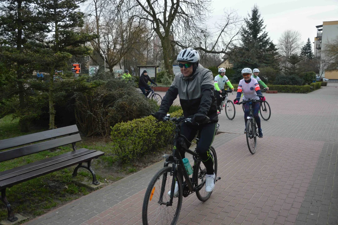 Pierwszy trening Puławskiej Grupy Rowerowej