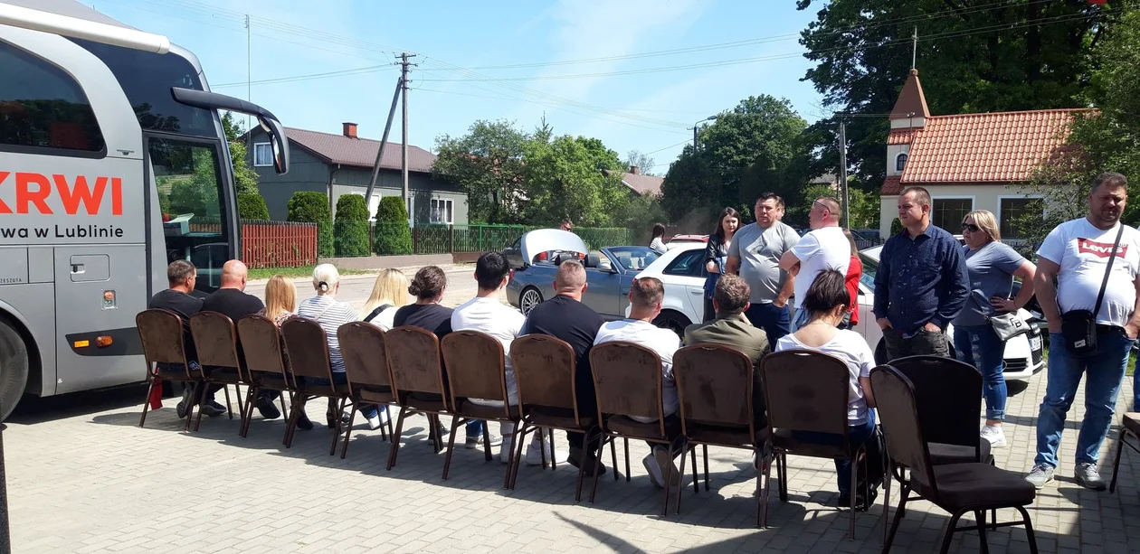 Zbiórka krwi dla Szymonka Kościeszy w Toczyskach